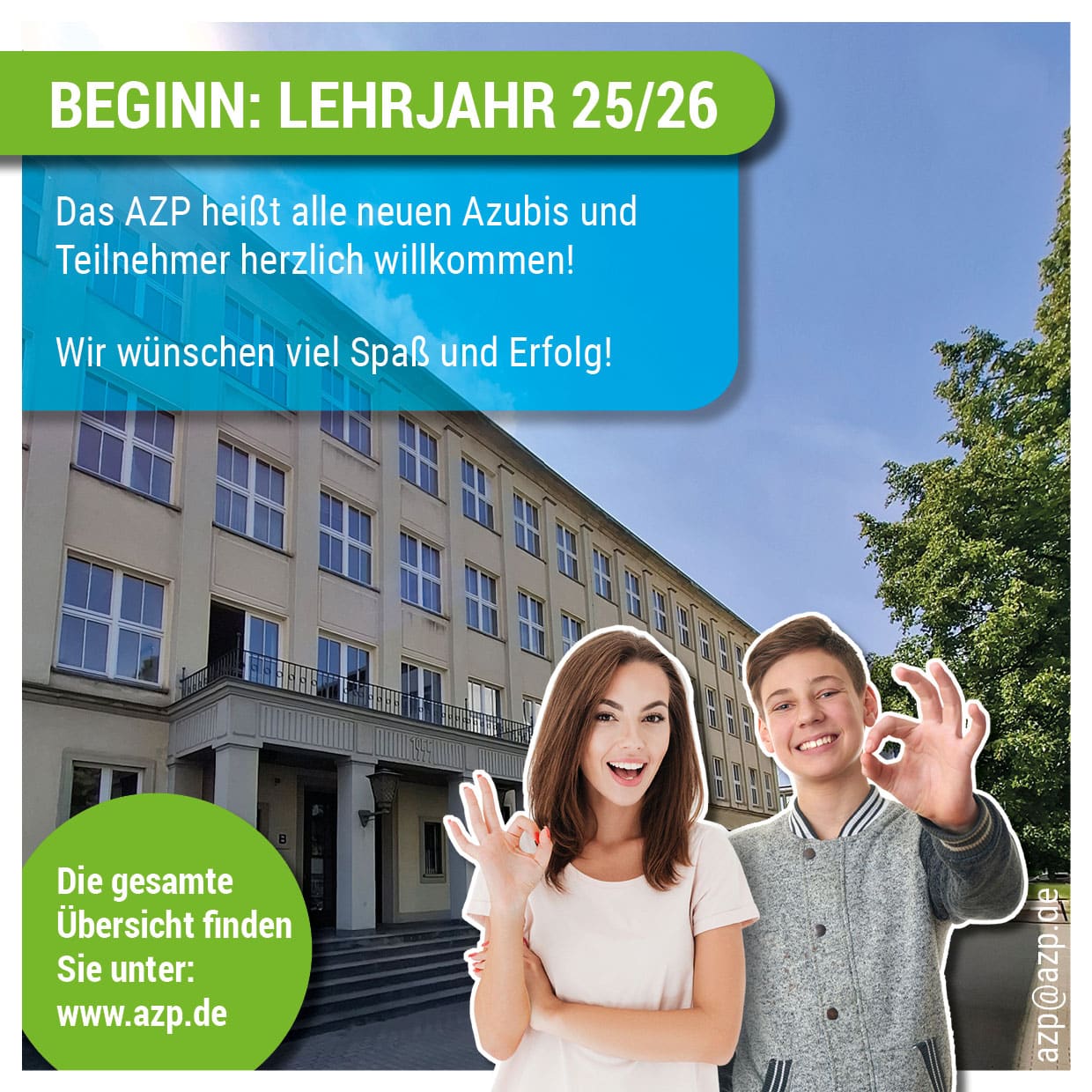 Lehrjahr Beginn